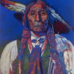 Jefe en azul
